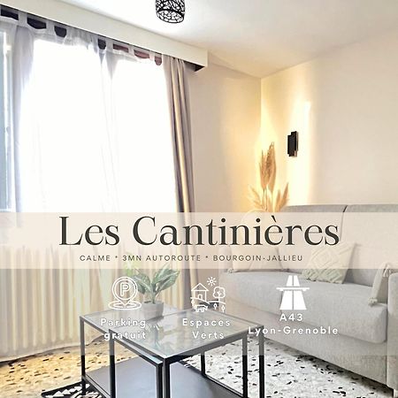 Les Cantinieres - Bourgoin Jallieu - Jardin Prive Ruy-Montceau Buitenkant foto