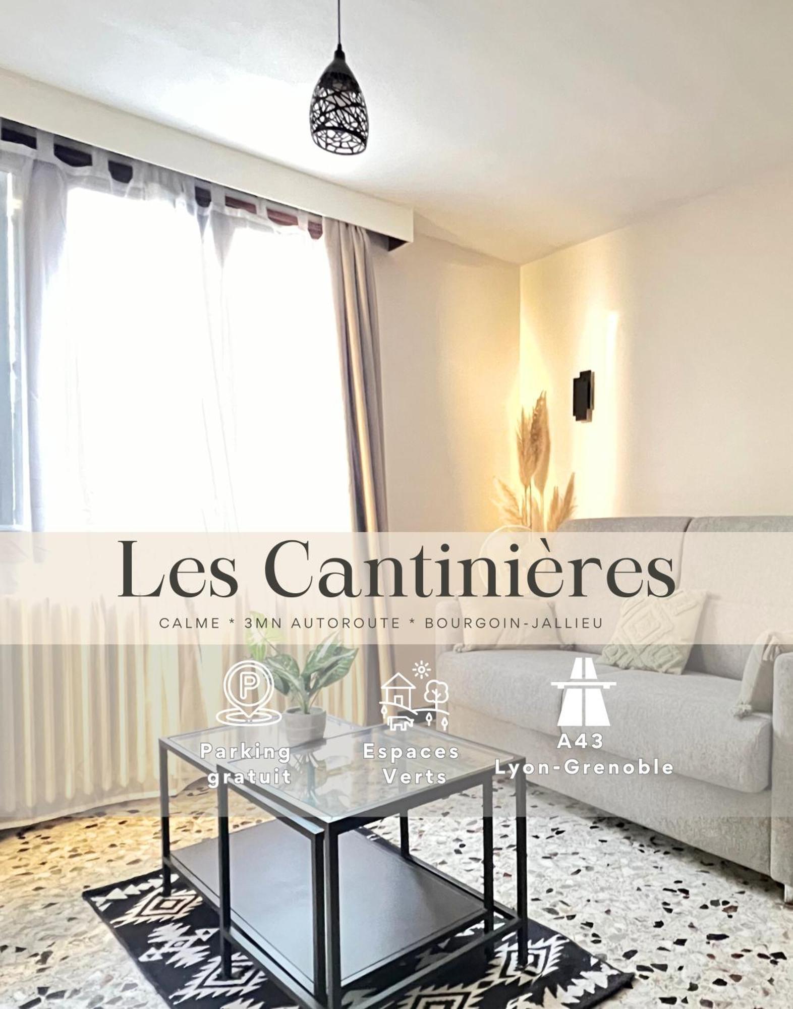 Les Cantinieres - Bourgoin Jallieu - Jardin Prive Ruy-Montceau Buitenkant foto